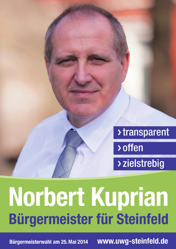 Norbert Kuprian - Bürgermeister für Steinfeld